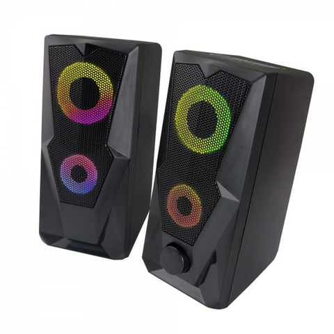 PC Speakers Esperanza BAILA Black Multicolour PC Speakers Esperanza BAILA Black Multicolour