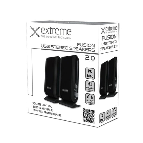 PC Speakers Extreme XP102 Black 2 W 4 W PC Speakers Extreme XP102 Black 2 W 4 W