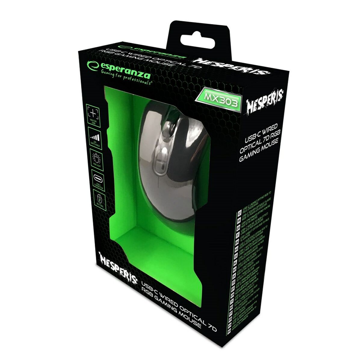Mouse Esperanza EGM303 Black Mouse Esperanza EGM303 Black