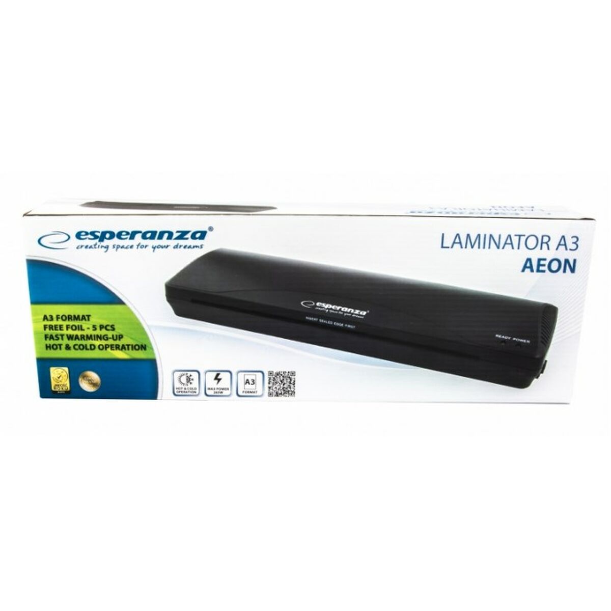 Laminator Esperanza Laminator A3 Aeon Black Laminator Esperanza Laminator A3 Aeon Black