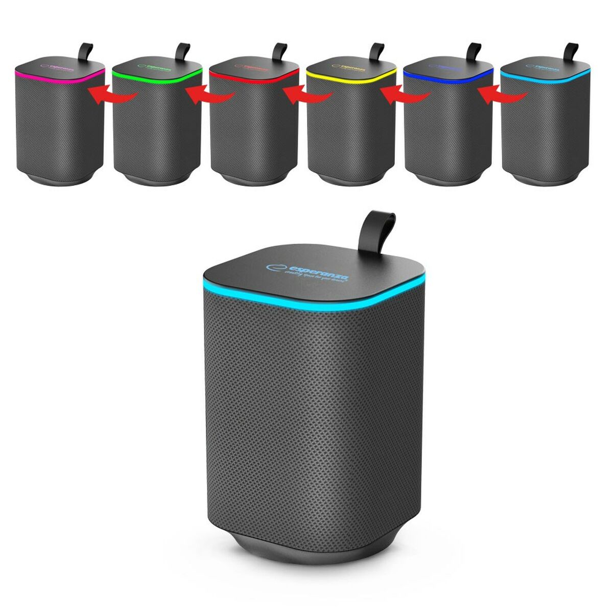Portable Bluetooth Speakers Esperanza EP155  Black Portable Bluetooth Speakers Esperanza EP155  Black