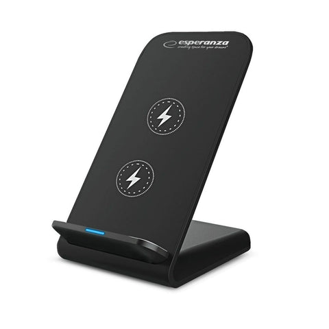 Wireless Charger with Mobile Holder Esperanza EZC101 Black Wireless Charger with Mobile Holder Esperanza EZC101 Black