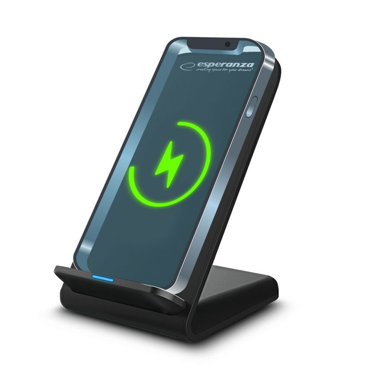 Wireless Charger with Mobile Holder Esperanza EZC101 Black Wireless Charger with Mobile Holder Esperanza EZC101 Black
