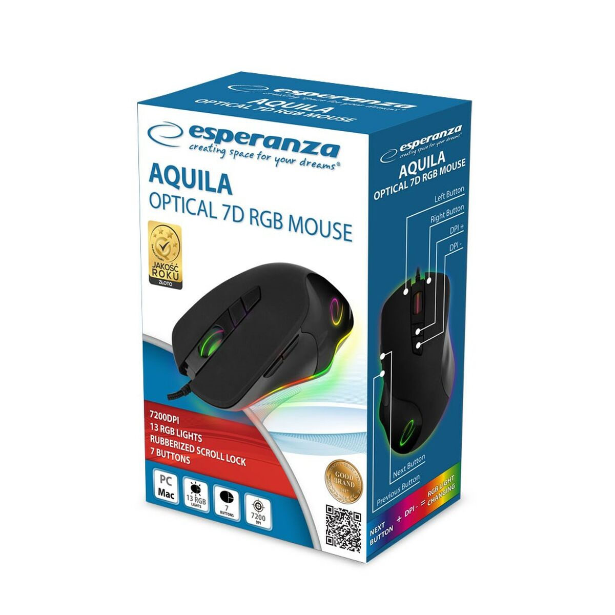 Mouse Esperanza EM132 Black Mouse Esperanza EM132 Black