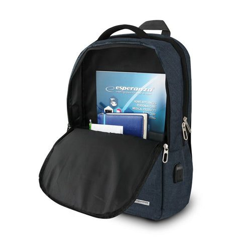 Laptop Backpack Esperanza ET196 Blue Laptop Backpack Esperanza ET196 Blue