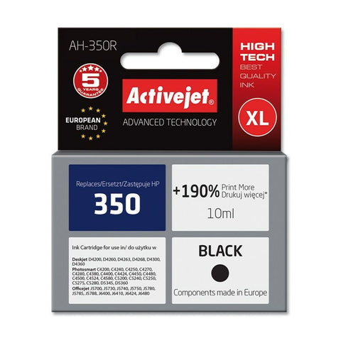 Original Ink Cartridge Activejet AH-350R Black Original Ink Cartridge Activejet AH-350R Black