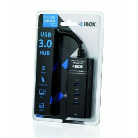 USB Hub Ibox IUH3FB Black USB Hub Ibox IUH3FB Black