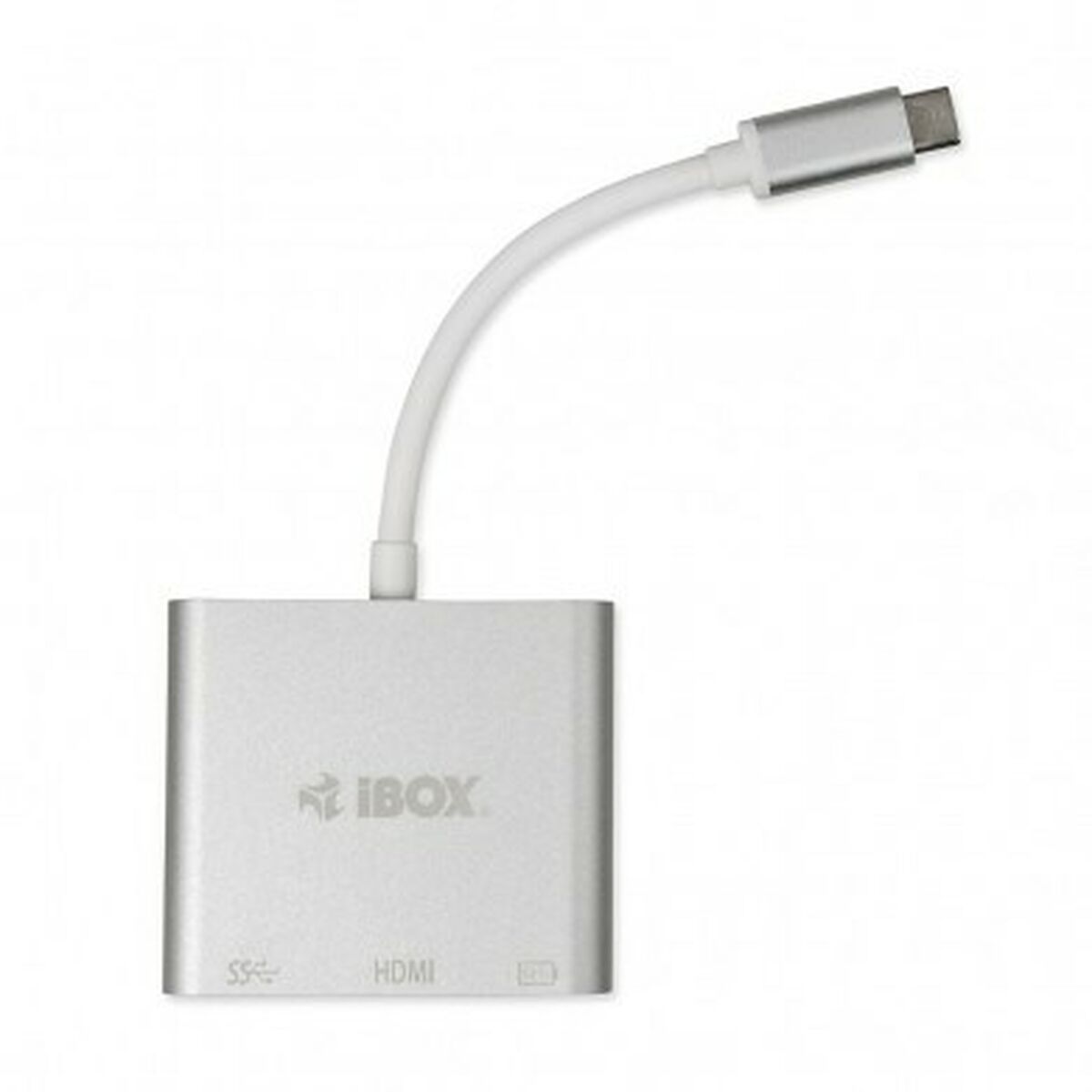 USB Hub Ibox IUH3CFT1 White Silver USB Hub Ibox IUH3CFT1 White Silver