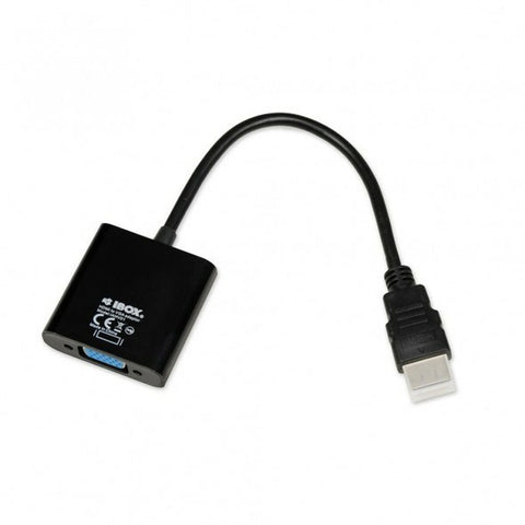 HDMI to VGA Adapter Ibox IAHV01 Black HDMI to VGA Adapter Ibox IAHV01 Black