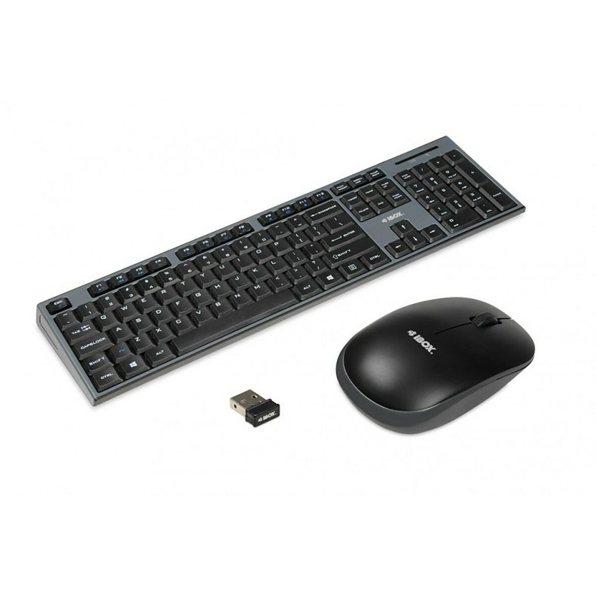 Keyboard and Mouse Ibox DESKTOP KIT PRO Black English QWERTY Keyboard and Mouse Ibox DESKTOP KIT PRO Black English QWERTY