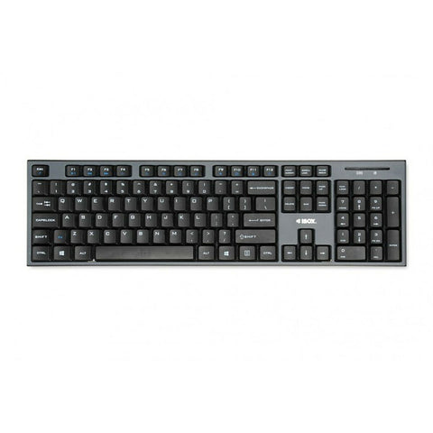 Keyboard and Mouse Ibox DESKTOP KIT PRO Black English QWERTY Keyboard and Mouse Ibox DESKTOP KIT PRO Black English QWERTY