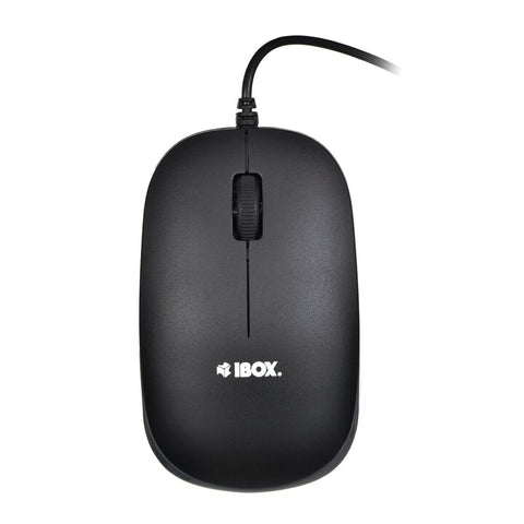 Keyboard and Mouse Ibox IKMS606 Qwerty US Black QWERTY Keyboard and Mouse Ibox IKMS606 Qwerty US Black QWERTY