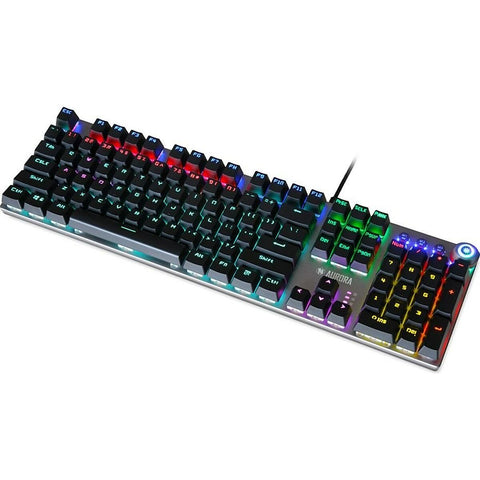 Keyboard Ibox AURORA K-3 Black/Silver Silver QWERTY Keyboard Ibox AURORA K-3 Black/Silver Silver QWERTY
