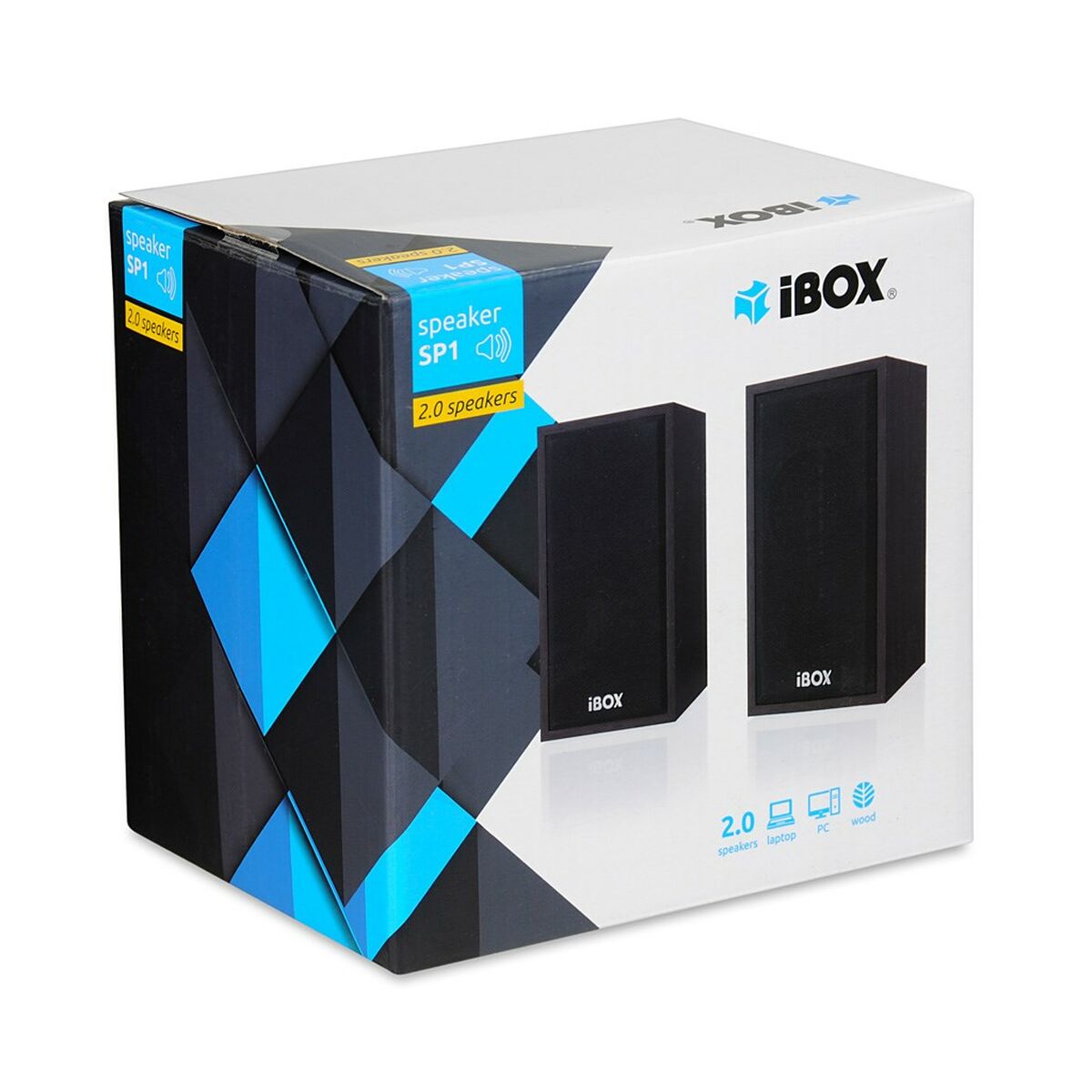 PC Speakers Ibox IGLSP1B Black 10 W PC Speakers Ibox IGLSP1B Black 10 W