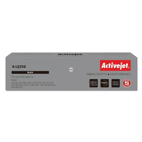 Original Dot Matrix Tape Activejet A-LQ350 Black Original Dot Matrix Tape Activejet A-LQ350 Black