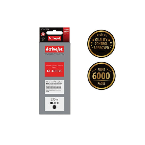 Original Ink Cartridge Activejet AC-G490Bk Black Original Ink Cartridge Activejet AC-G490Bk Black
