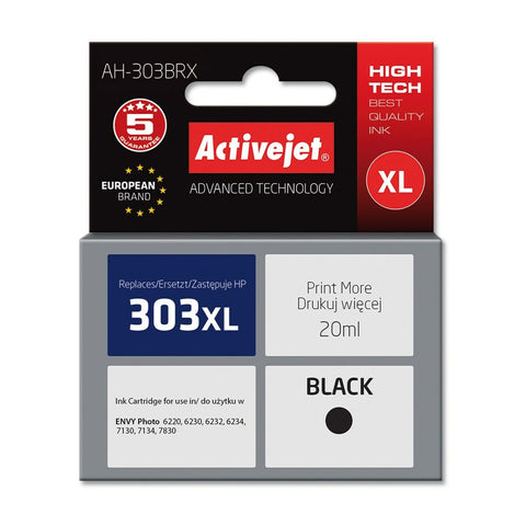 Original Ink Cartridge Activejet AH-303BRX Black Original Ink Cartridge Activejet AH-303BRX Black