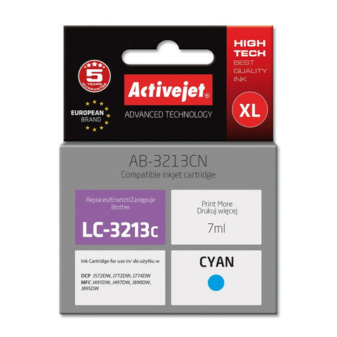 Original Ink Cartridge Activejet AB-3213CN Cyan Original Ink Cartridge Activejet AB-3213CN Cyan