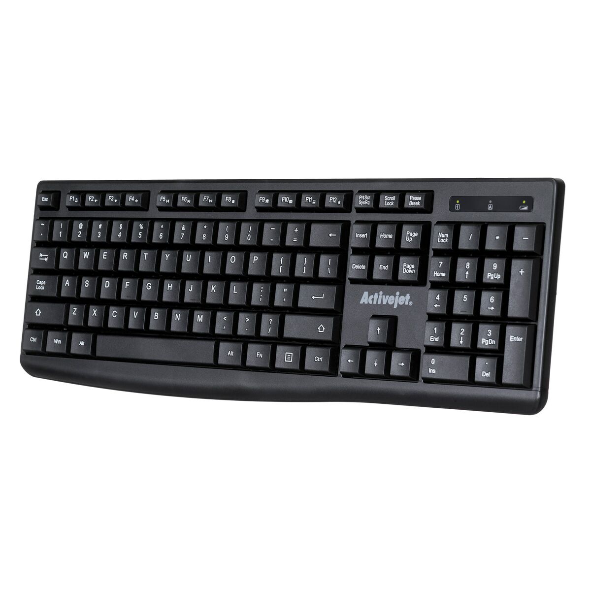 Keyboard Activejet K-3803SW Black QWERTY Keyboard Activejet K-3803SW Black QWERTY