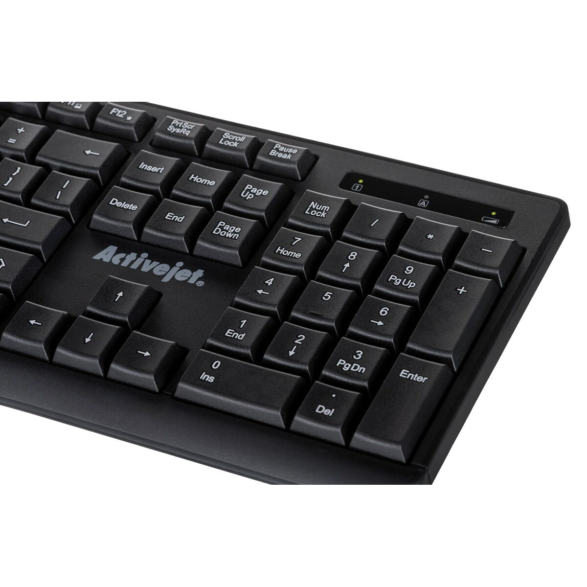 Keyboard Activejet K-3803SW Black QWERTY Keyboard Activejet K-3803SW Black QWERTY