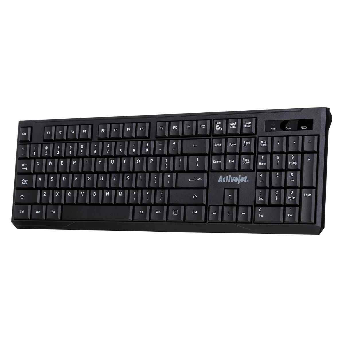 Keyboard Activejet K-3911W Black QWERTY Keyboard Activejet K-3911W Black QWERTY