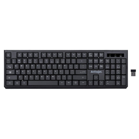 Keyboard Activejet K-3911W Black QWERTY Keyboard Activejet K-3911W Black QWERTY
