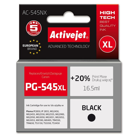 Original Ink Cartridge Activejet AC-545NX Black Original Ink Cartridge Activejet AC-545NX Black