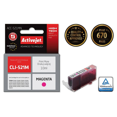 Original Ink Cartridge Activejet ACC-521MN Magenta Original Ink Cartridge Activejet ACC-521MN Magenta