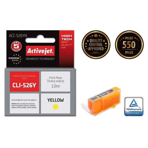Original Ink Cartridge Activejet ACC-526YN Yellow Original Ink Cartridge Activejet ACC-526YN Yellow