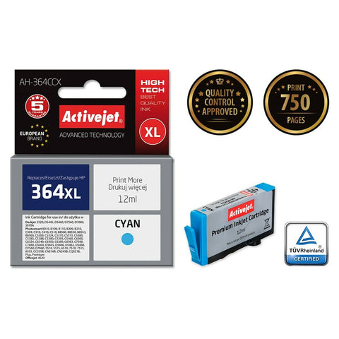 Original Ink Cartridge Activejet AH-364CCX Cyan Original Ink Cartridge Activejet AH-364CCX Cyan