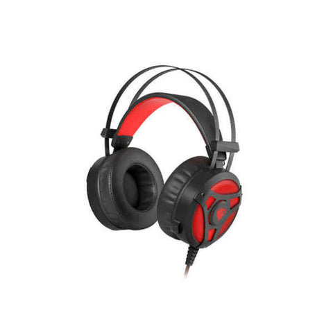 Headphones with Microphone Genesis NSG-1107 Black Red (1 Unit) Headphones with Microphone Genesis NSG-1107 Black Red (1 Unit)