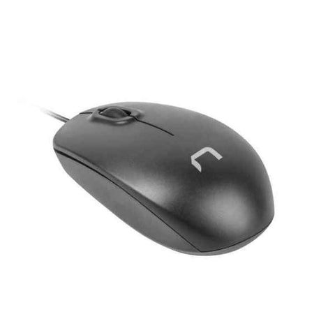 Mouse with Cable and Optical Sensor Natec Hawk 1000 DPI Black Mouse with Cable and Optical Sensor Natec Hawk 1000 DPI Black