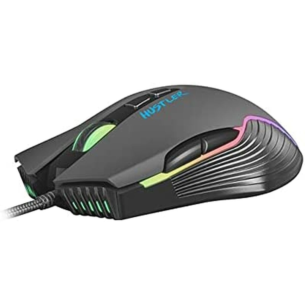 Gaming Mouse Fury NFU-1698 6400 DPI Black Multicolour 6400 dpi Gaming Mouse Fury NFU-1698 6400 DPI Black Multicolour 6400 dpi