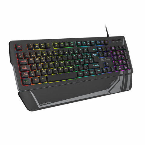 Gaming Keyboard Genesis NKG-1729 Black Spanish Qwerty Gaming Keyboard Genesis NKG-1729 Black Spanish Qwerty