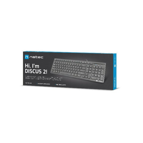 Keyboard Natec NKL-1829 Green English EEUU QWERTY Keyboard Natec NKL-1829 Green English EEUU QWERTY