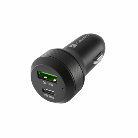 Car Charger Natec Coney Black 48 W (1 Unit) Car Charger Natec Coney Black 48 W (1 Unit)