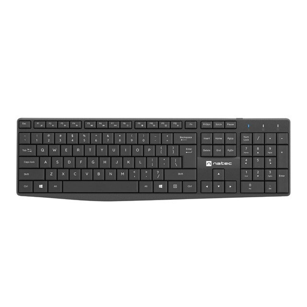 Keyboard and Mouse Natec NZB-1989 Black QWERTY Qwerty US Keyboard and Mouse Natec NZB-1989 Black QWERTY Qwerty US
