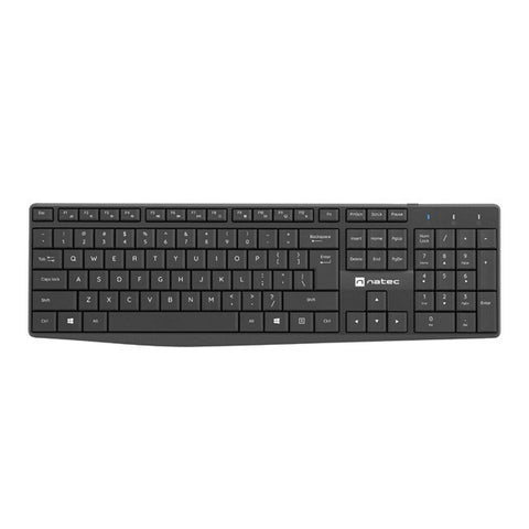 Keyboard and Mouse Natec NZB-1989 Black QWERTY Qwerty US Keyboard and Mouse Natec NZB-1989 Black QWERTY Qwerty US