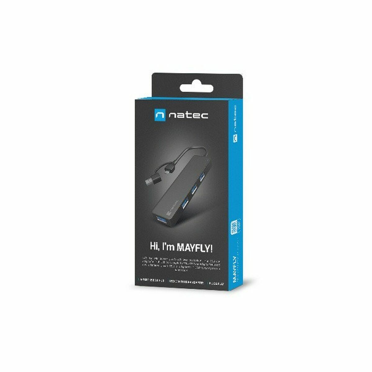 USB Hub Natec NHU-2023 Black USB Hub Natec NHU-2023 Black