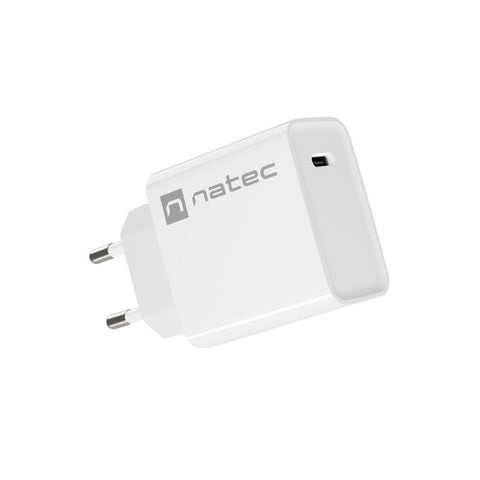 Wall Charger Natec RIBERA NUC-2059 White 20 W Wall Charger Natec RIBERA NUC-2059 White 20 W
