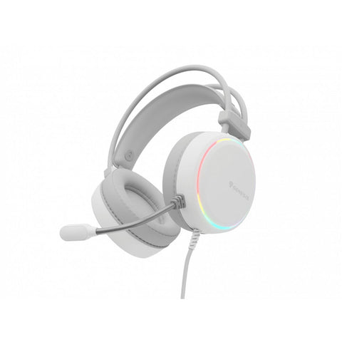 Headphones with Microphone Genesis NEON 613 White Headphones with Microphone Genesis NEON 613 White
