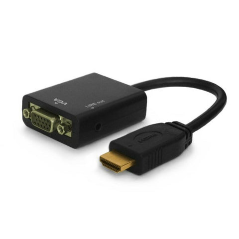 HDMI to VGA Adapter Savio CL-23 Black HDMI to VGA Adapter Savio CL-23 Black