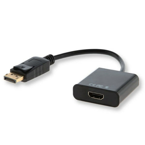 DisplayPort to HDMI Adapter Savio CL-55 Black 20 cm DisplayPort to HDMI Adapter Savio CL-55 Black 20 cm