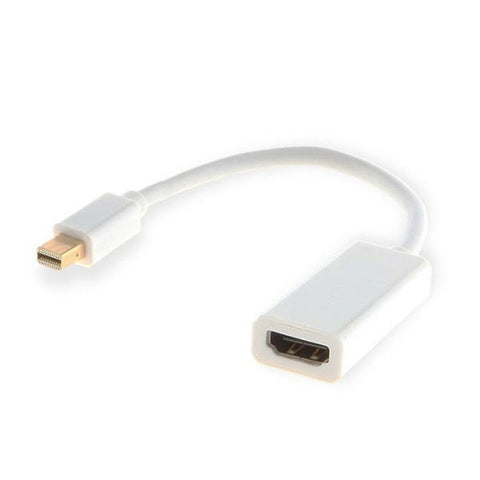Mini Display Port to HDMI Adapter Savio CL-57 White 20 cm Mini Display Port to HDMI Adapter Savio CL-57 White 20 cm