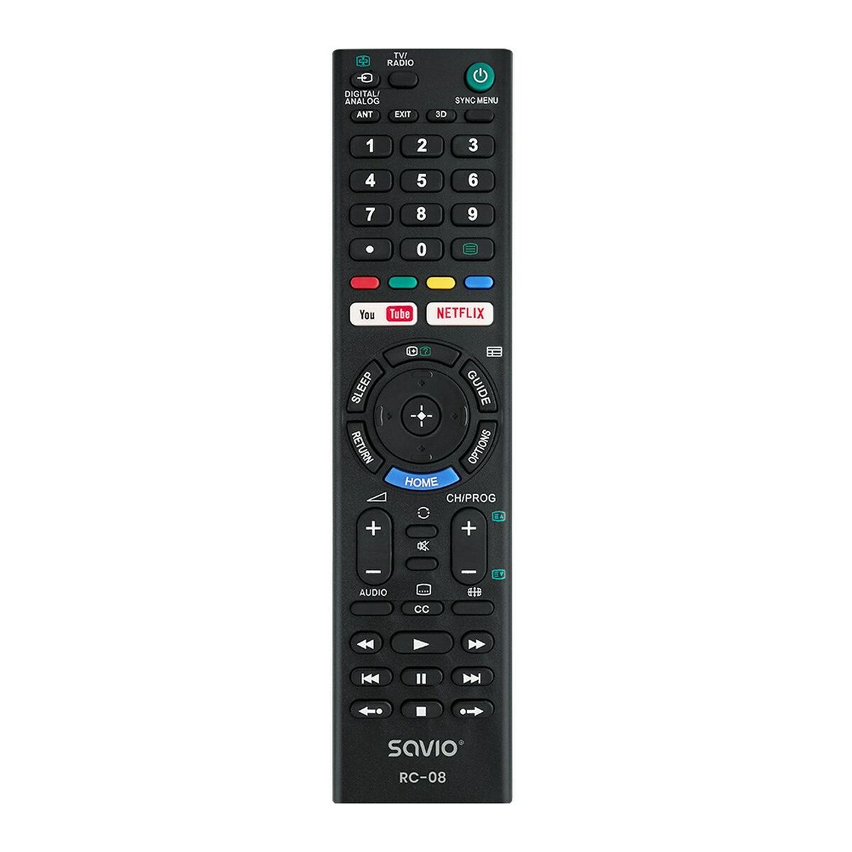 Universal Remote Control Savio RC-08 Universal Remote Control Savio RC-08