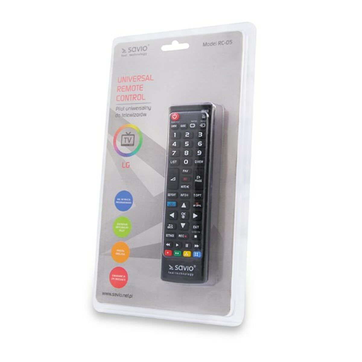 Universal Remote Control Savio RC-07 Universal Remote Control Savio RC-07
