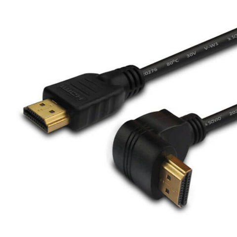 HDMI Cable Savio CL-108 Angled Black 1,5 m HDMI Cable Savio CL-108 Angled Black 1,5 m