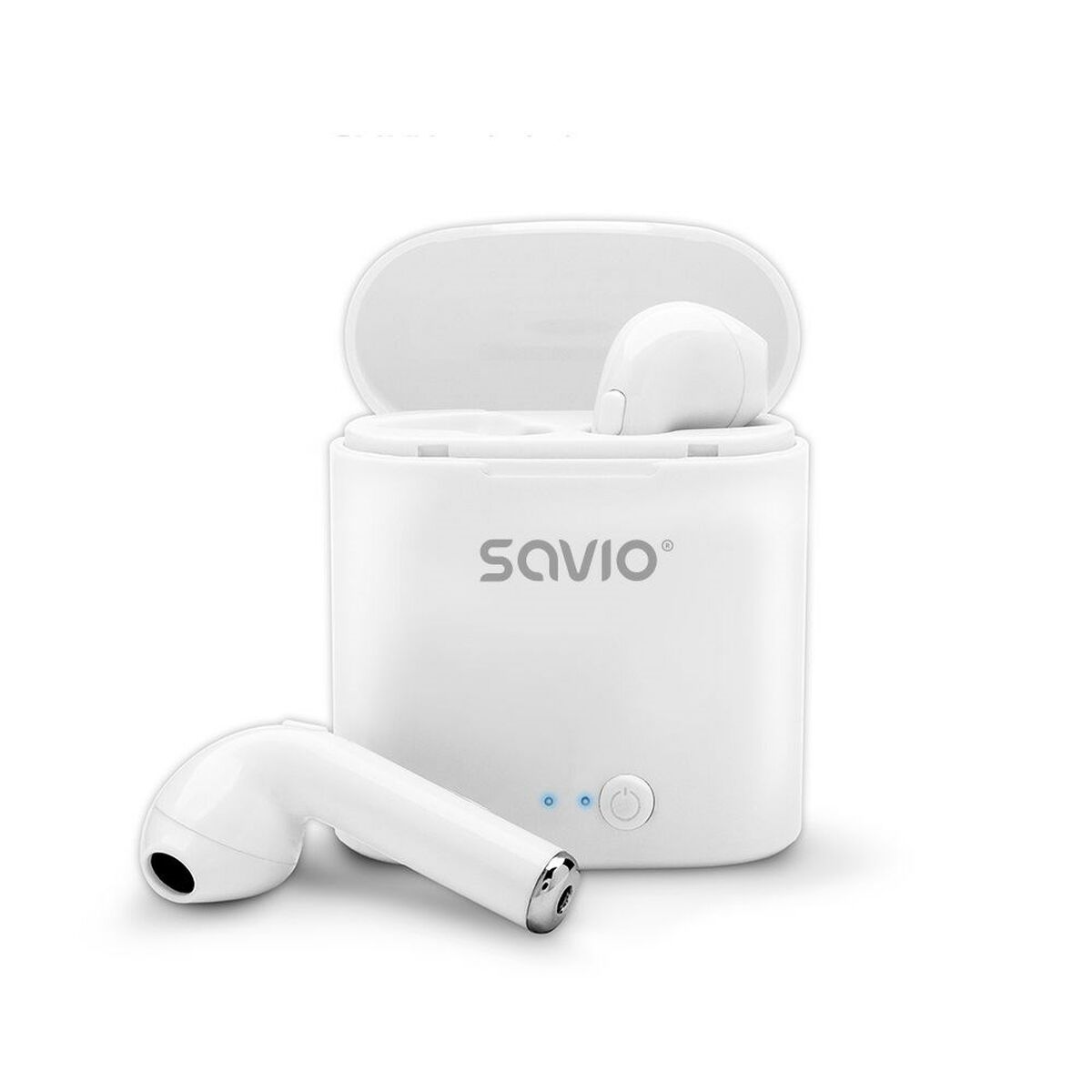 In-ear Bluetooth Headphones Savio TWS-01 White In-ear Bluetooth Headphones Savio TWS-01 White