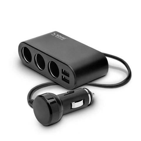 Plug adapter Savio SA-024 Black Plug adapter Savio SA-024 Black