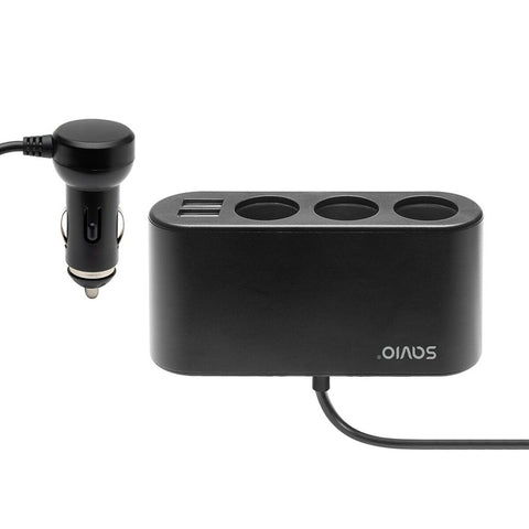 Plug adapter Savio SA-024 Black Plug adapter Savio SA-024 Black
